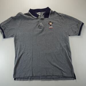 VTG 2000 Warner Bros Studio Store Taz Golf Polo Shirt Mens XL Tasmanian Devil SS